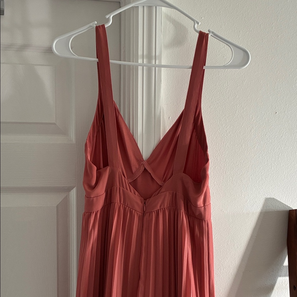 Luxe Perfection Rusty Rose Pleated Tiered Backless Maxi Dress
Lulus - Picture 3 of 4